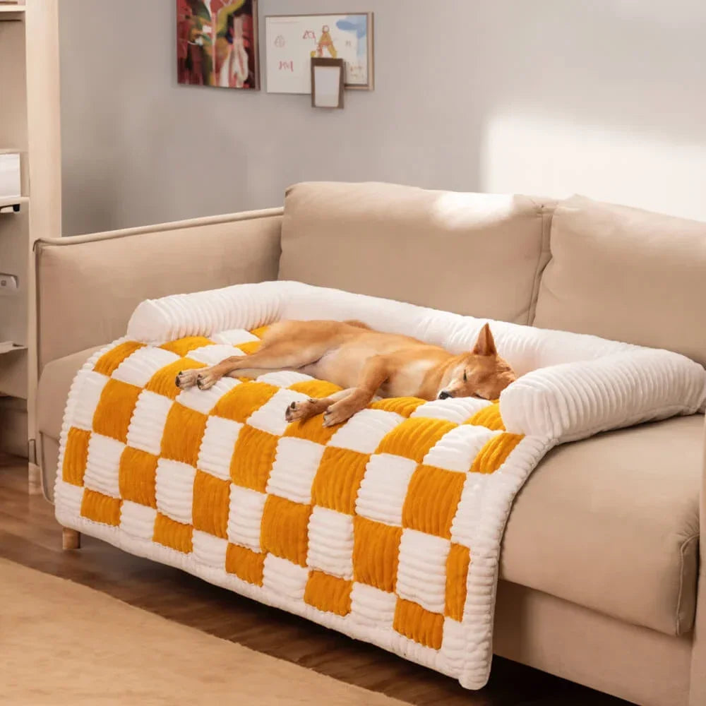 Lit Douillet Anti-Poils pour Chats & Chiens