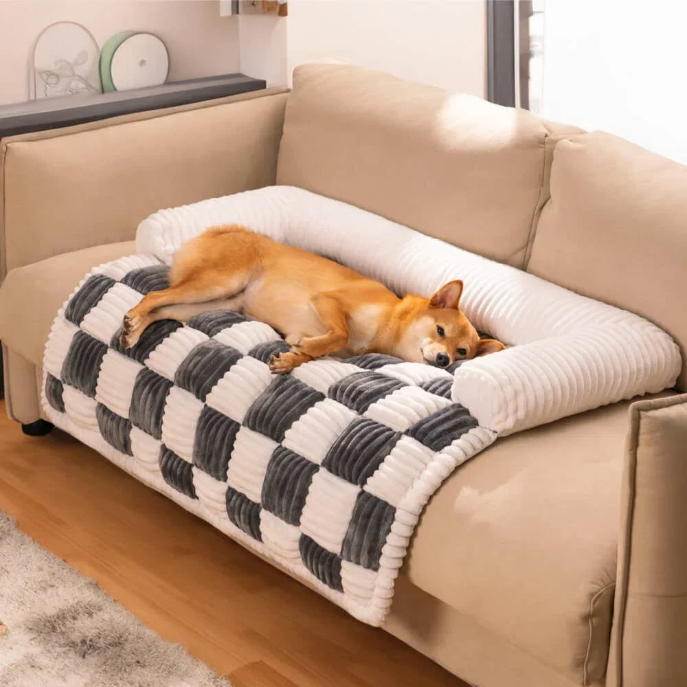 Lit Douillet Anti-Poils pour Chats & Chiens