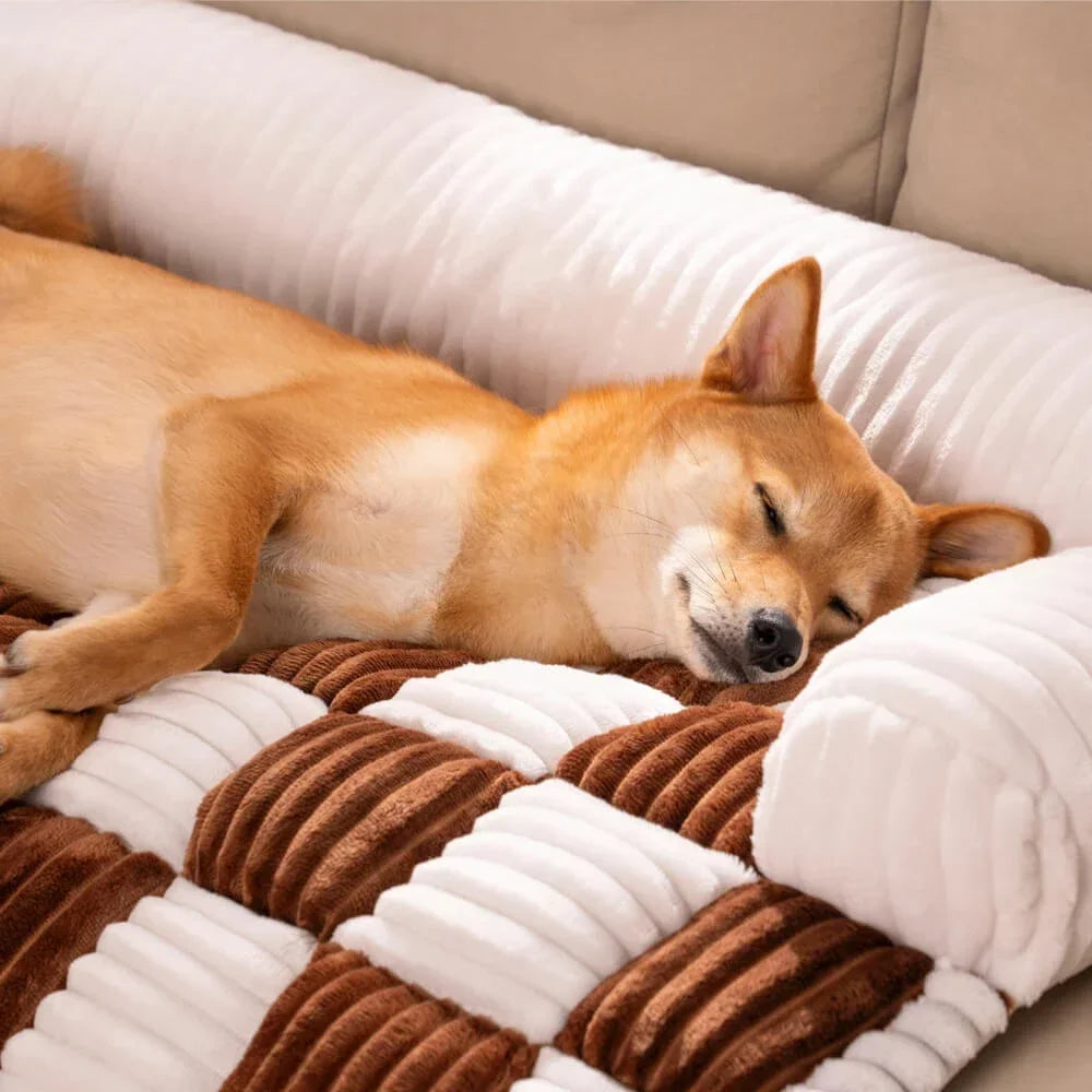 Lit Douillet Anti-Poils pour Chats & Chiens