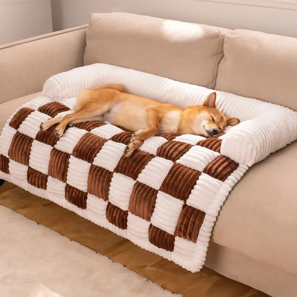 Lit Douillet Anti-Poils pour Chats & Chiens